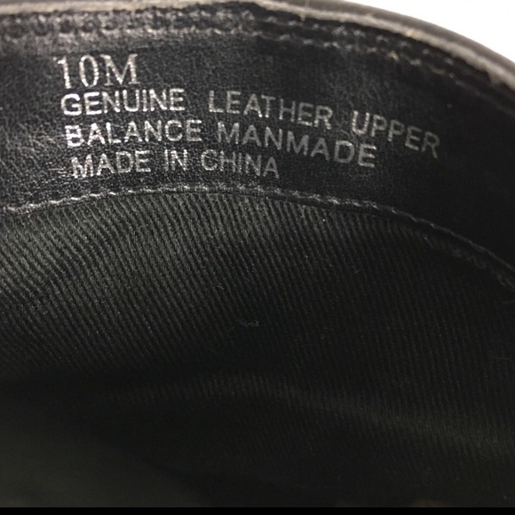 bp Genuine Leather Heels Side Zip Ankle Boots 10 M - Picture 6 of 6